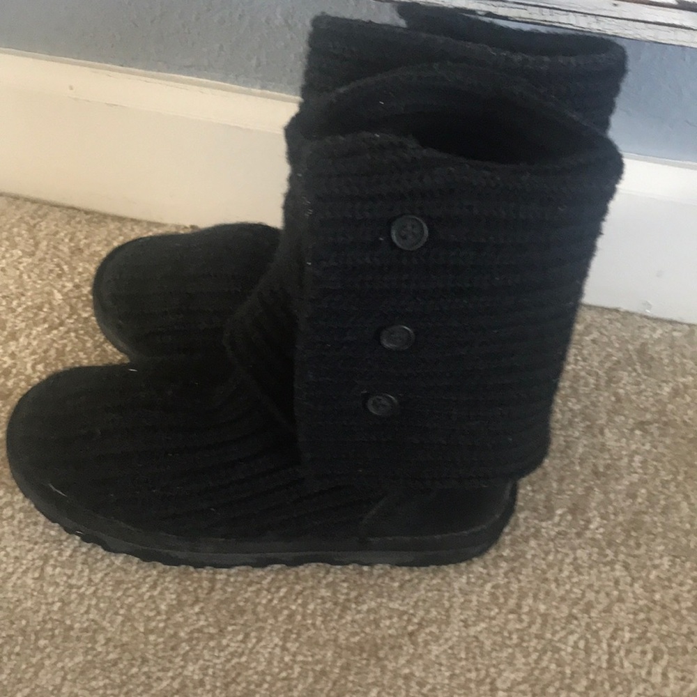 Black UGG boots